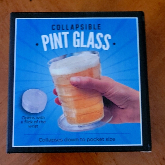 COLLAPSIBLE GLASS, 12 fl. oz. (PINT) - Picture 1 of 4